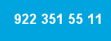 922 351 55 11